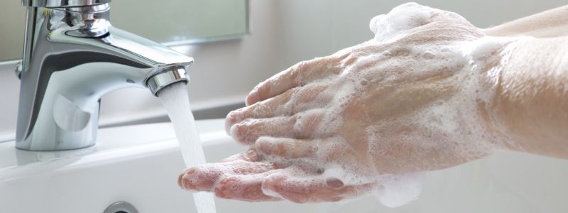 Тщательное мытье рук